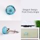 Light Blue Bubble Cabinet Knobs